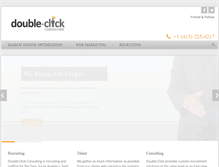 Tablet Screenshot of double-clickconsulting.com